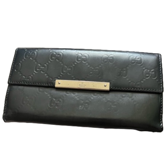 Gucci Black Long Bifold Wallet - Picture 3 of 14